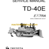 Dressta TD-40E Extra Crawler Dozer Service Manual (SN 2061 AND UP)