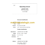 Liebherr PR 734L, PR 734XL, PR 734LGP Crawler Dozer Operating Manual (From SN 8220)