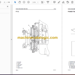 Komatsu CK25-1 Crawler Skid Steer Loader Shop Manual (WEBM007000)