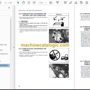Komatsu SK815-5 Turbo Skid Steer Loader Operation and Maintenance Manual (WEAM005000)