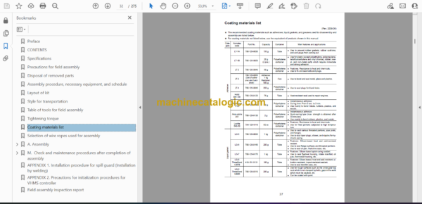 Komatsu D375A-6R Bulldozer Field Assembly Manual (GEN00164-05) - Image 2
