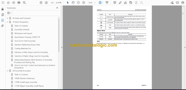 Komatsu GD955-7R Motor Grader Field Assembly Manual (GEN00260-01) - Image 2
