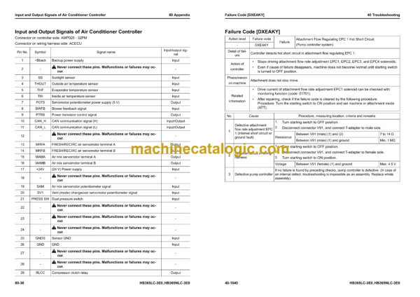 Komatsu HB365LC-3E0, HB365NLC-3E0 Hydraulic Excavator Shop Manual (UENBM00643) - Image 3