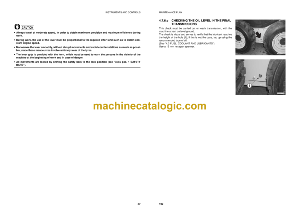 Komatsu SK815-5 Turbo Skid Steer Loader Operation and Maintenance Manual (WEAM005000) - Image 4