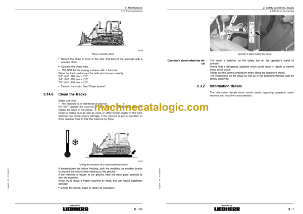 Liebherr PR 734L, PR 734XL, PR 734LGP Crawler Dozer Operating Manual (From SN 8220) - Image 4