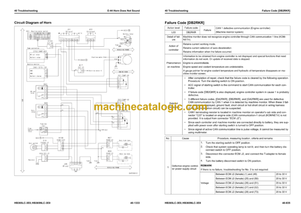 Komatsu HB365LC-3E0, HB365NLC-3E0 Hydraulic Excavator Shop Manual (UENBM00643) - Image 4