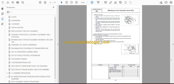 Komatsu BR380JG-3E0 Mobile Crusher Field Assembly Instruction (GEN00228-00) - Image 4