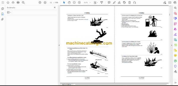 Hitachi Sumitomo 6000SLX Hydraulic Crawler Crane Operator's Manual - Image 2