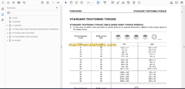 Komatsu BR100JG-2 Mobile Crusher Shop Manual (SEBM027803) - Image 2