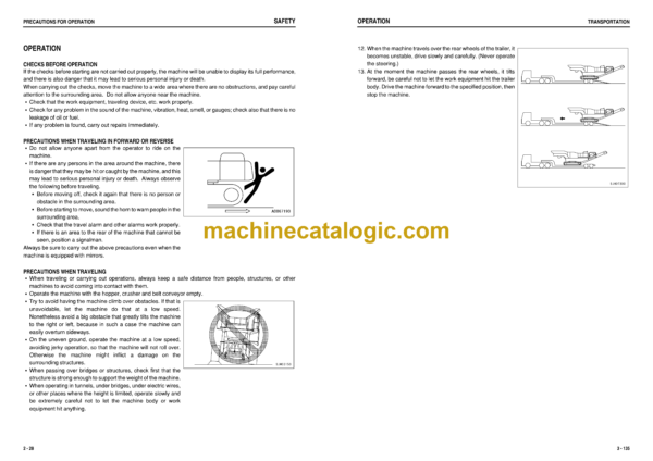 Komatsu BR380JG-1E0 Mobile Crusher Operation and Maintenance Manual (TEN00168-03) - Image 4