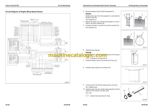 Komatsu HD785-8R Dump Truck Shop Manual (SEN06819-14) - Image 4