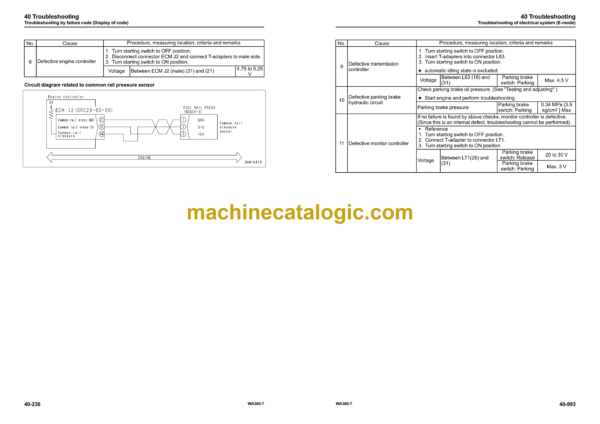 Komatsu WA380-7 Wheel Loader Shop Manual (SEN05650-14) - Image 4
