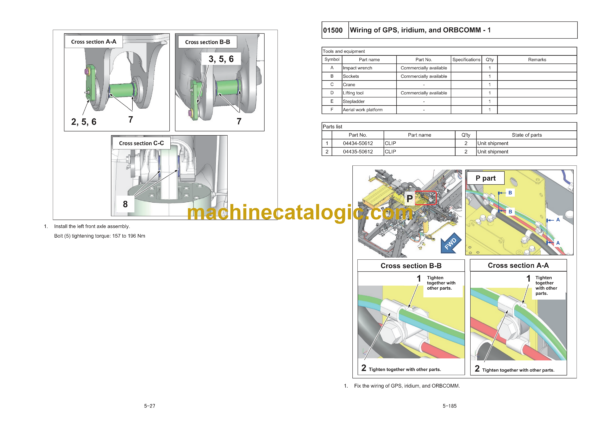 Komatsu HD785-8 Dump Truck Field Assembly Manual (GEN00183-10) - Image 4