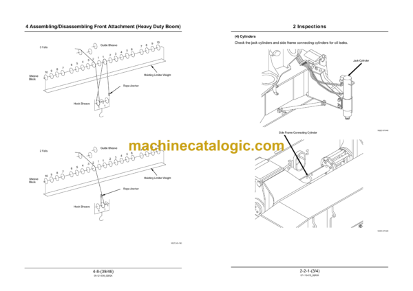 Hitachi Sumitomo 6000SLX Hydraulic Crawler Crane Operator's Manual - Image 3