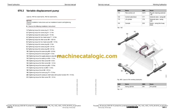 Liebherr PR 716 Crawler Dozer Service Manual [1422_1423_14279_09-2019] - Image 3