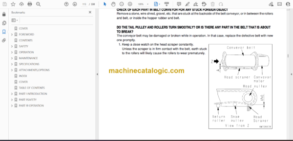 Komatsu BR480JG-1 Galeo Mobile Crusher Operation and Maintenance Manual (SEAM047100T) - Image 2