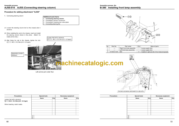 Komatsu WA900-3 Wheel Loader Field Assembly Manual (GEN00019-04) - Image 3