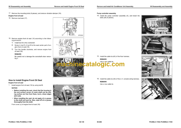 Komatsu PC290-11E0, PC290LC-11E0, PC290NLC-11E0 Hydraulic Excavator Shop Manual (UENBM00721) - Image 3