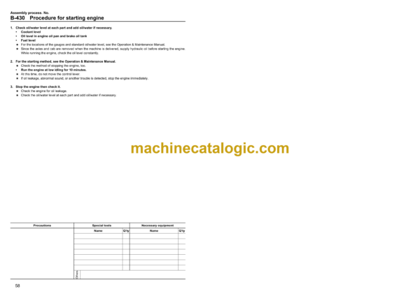Komatsu WA900-3 Wheel Loader Field Assembly Manual (GEN00019-04) - Image 4