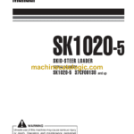 Komatsu SK1020-5 Skid Steer Loader Operation and Maintenance Manual (WEAM004604)