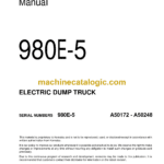 Komatsu 980E-5 Electric Dump Truck Field Assembly Manual (CEAW012603)