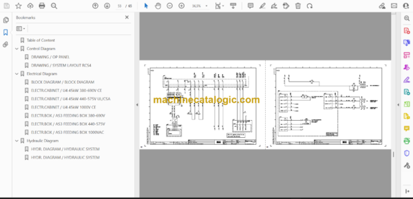 Atlas Copco Diamec Smart 8 Diagrams and Drawings Manual - Image 2