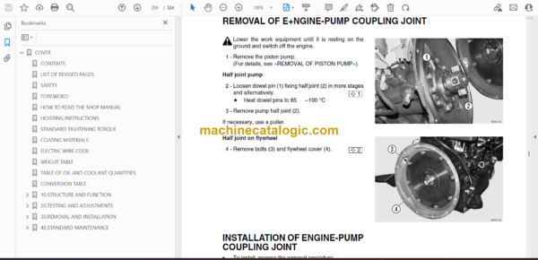 Komatsu PW75R-2 Hydraulic Excavator Shop Manual (WEBM001602) - Image 2