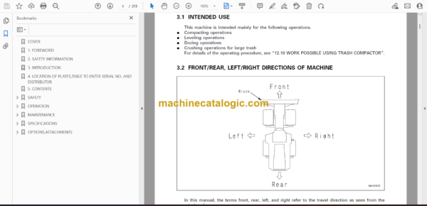Komatsu WF650T-3 Trash Compactor Operation and Maintenance Manual (SEAM046600P) - Image 3