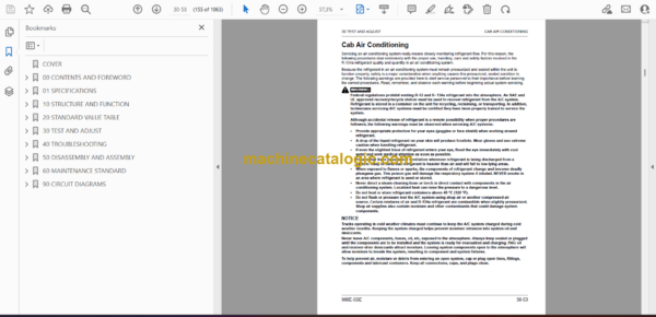 Komatsu 980E-5SE Dump Truck Shop Manual (CEBM037603) - Image 2