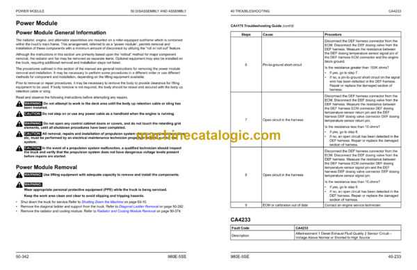 Komatsu 980E-5SE Dump Truck Shop Manual (CEBM037603) - Image 3