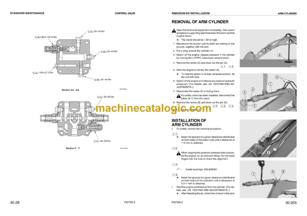 Komatsu PW75R-2 Hydraulic Excavator Shop Manual (WEBM001602) - Image 4