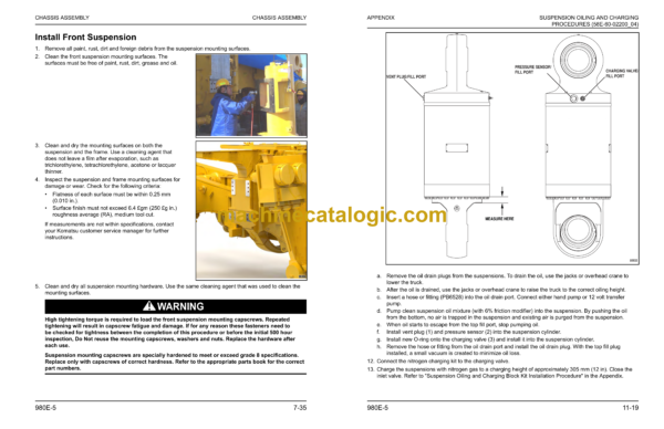 Komatsu 980E-5 Electric Dump Truck Field Assembly Manual (CEAW012603) - Image 4