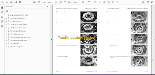 Komatsu WA475-10, WA475-10E0 Wheel Loader Shop Manual (VENBM56002) - Image 2