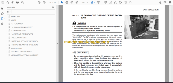 Komatsu SK815-5 Turbo Skid Steer Loader Operation and Maintenance Manual (WEAM005301) - Image 2