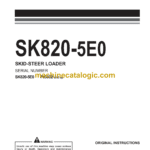 Komatsu SK820-5E0 Skid Steer Loader Operation and Maintenance Manual (WEAM015600)