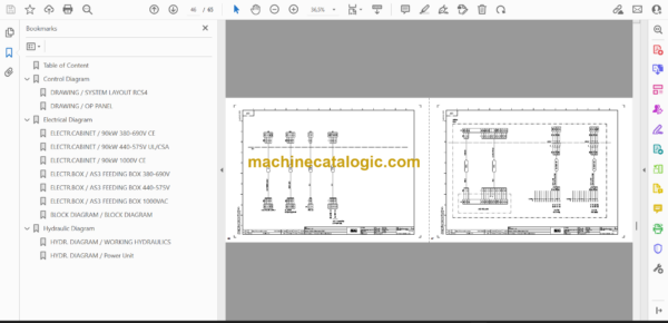 Atlas Copco Scooptram ST3.5 Diagrams and Drawings Manual - Image 2