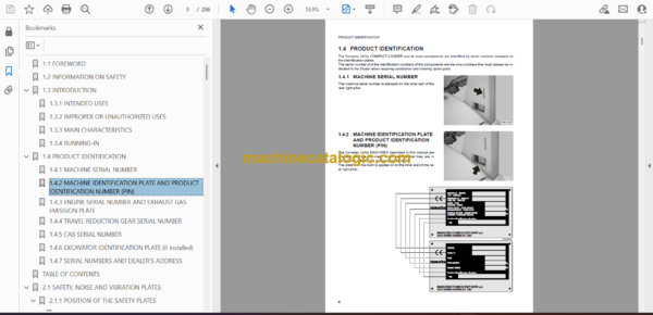 Komatsu SK714-5 Skid Steer Loader Operation and Maintenance Manual (WEAM003303) - Image 3