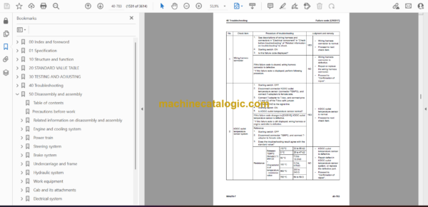 Komatsu WA470-7 Wheel Loader Shop Manual (SEN06006-19) - Image 2