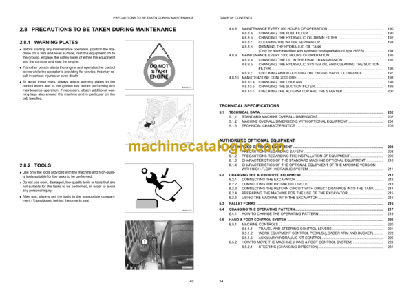 Komatsu SK714-5 Skid Steer Loader Operation and Maintenance Manual (WEAM003303) - Image 2