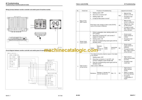 Komatsu WA470-7 Wheel Loader Shop Manual (SEN06006-19) - Image 4