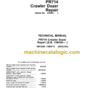 Liebherr PR714 Crawler Dozer Repair Technical Manual [TM10269 and SN 139436--]