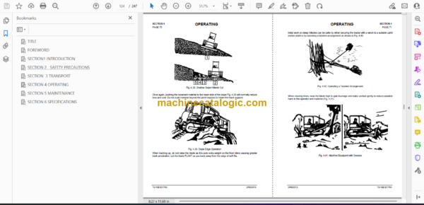 Dressta TD-40E Crawler Dozer Operator's Manual - Image 2