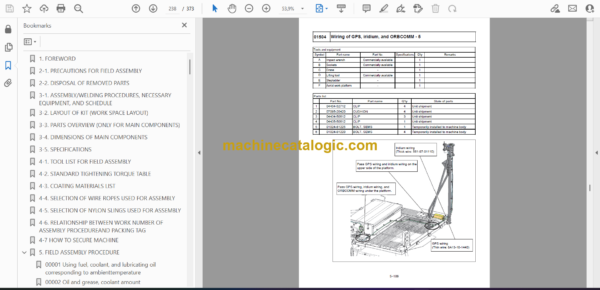 Komatsu HD785-8E0 Dump Truck Field Assembly Manual (GEN00209-07) - Image 2