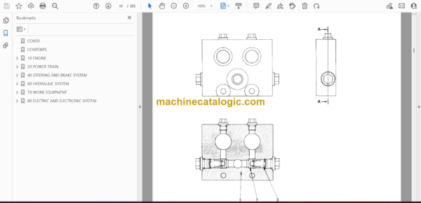 Komatsu PW60-3 Wheeled Excavator Shop Manual (SEBM020B0303) - Image 2