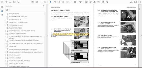 Komatsu CK25-1 Crawler Steer Loader Operation and Maintenance Manual (WEAM007903) - Image 2