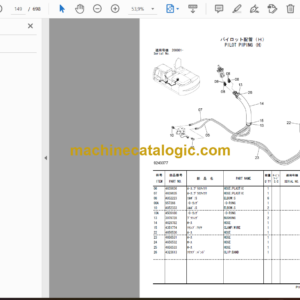 Hitachi K200-3, K200LC-3 Parts Catalog
