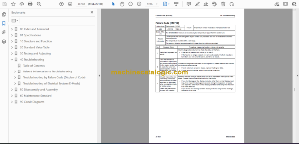 Komatsu WB93R-8E0 Backhoe Loader Shop Manual (WENBM00440) - Image 2
