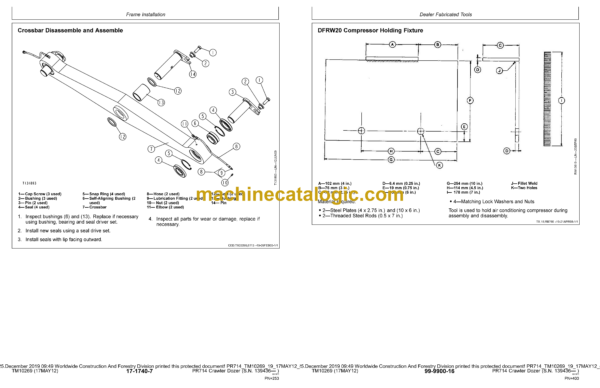 Liebherr PR714 Crawler Dozer Repair Technical Manual [TM10269 and SN 139436--] - Image 3