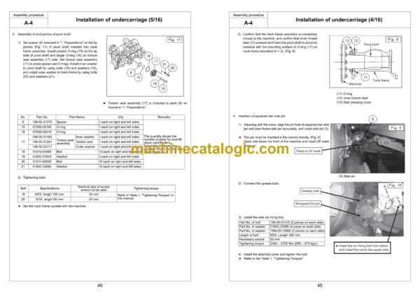 Komatsu D475A-5E0, D475ASD-5E0 Bulldozer Field Assembly Manual (GEN00051-13) - Image 3