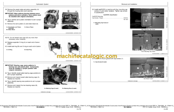Liebherr PR714 Crawler Dozer Repair Technical Manual [TM10269 and SN 139436--] - Image 4